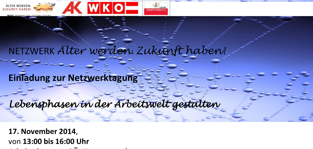 Einladung Netzwerktagung Älter werden